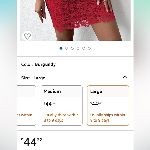 Guipure Lace Zipper Back Halter Neck Bodycon Dress - Picture 6 of 6